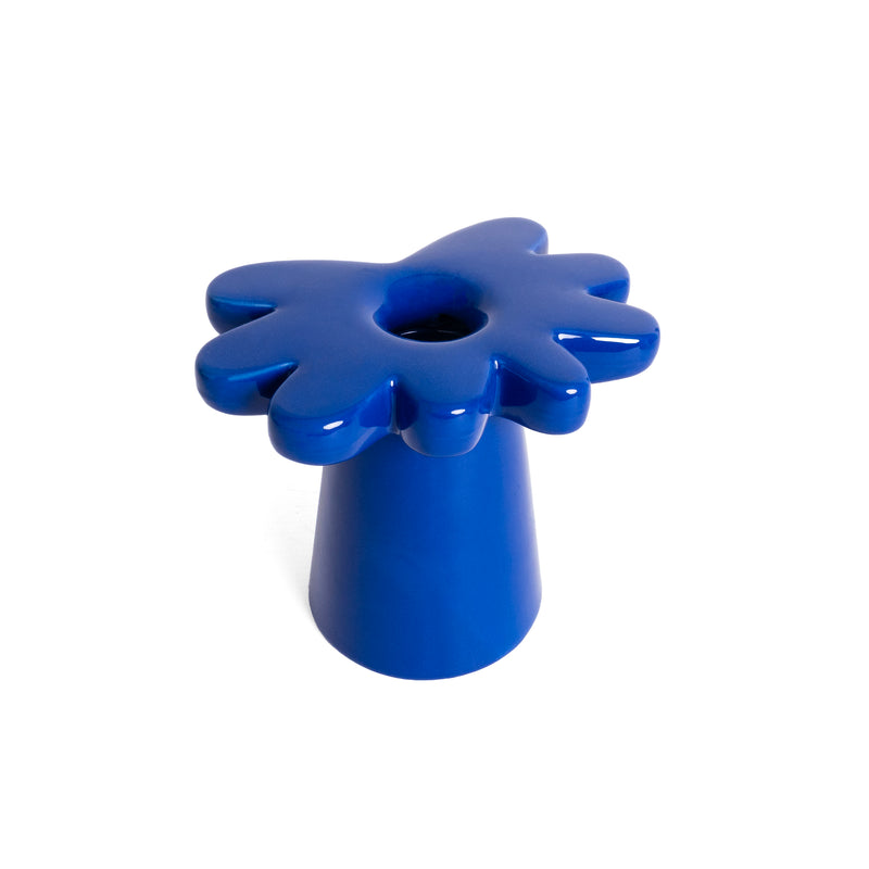 Vase Marguerite Bleue