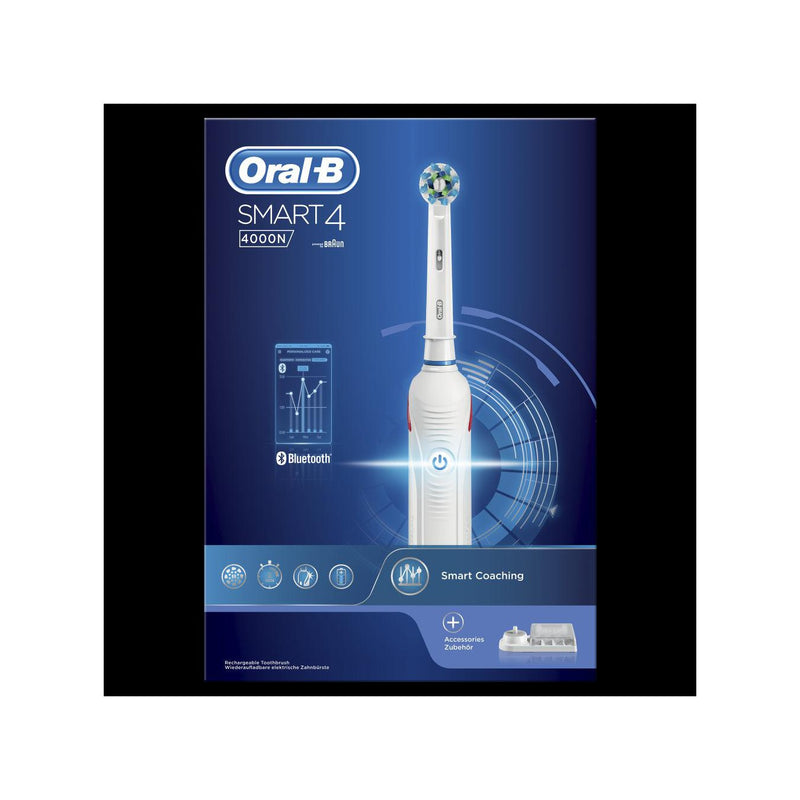 Oral-B Brosse À Dents Électrique Smart 4000N - Blanche