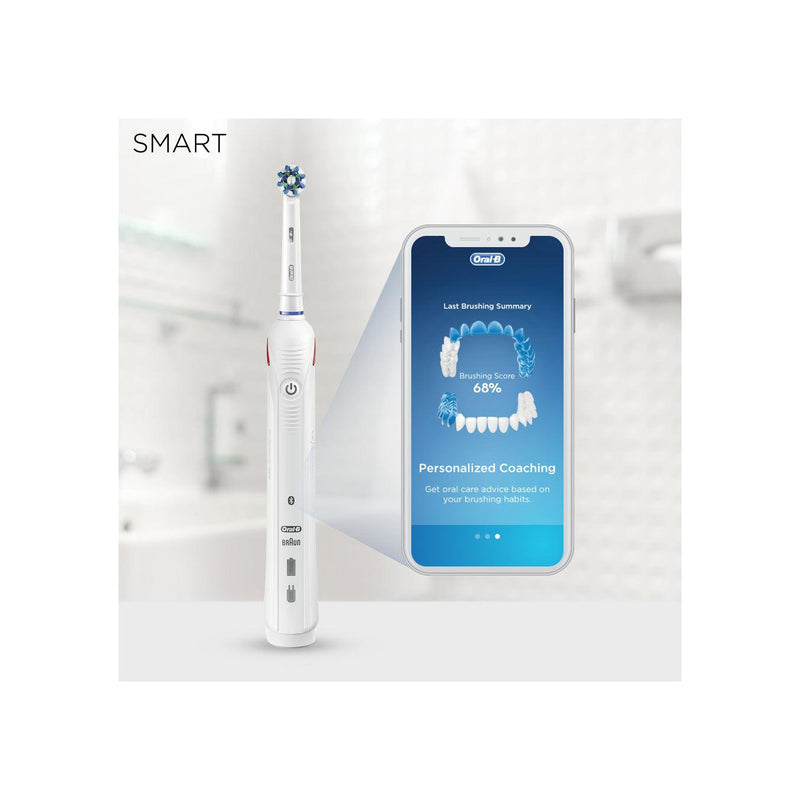 Cepillo de Dientes Eléctrico Oral-B Smart 4000N - Blanco