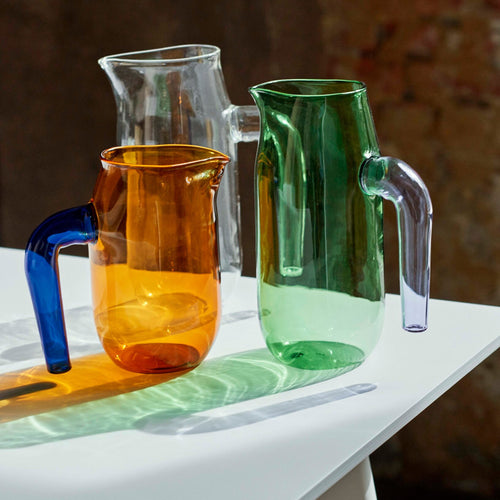 Carafe En Verre Ambré S Jug - Hay