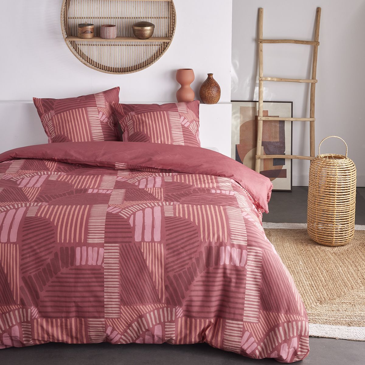 Sunshine - Ropa De Cama Motivo 15.2 - Terracotta