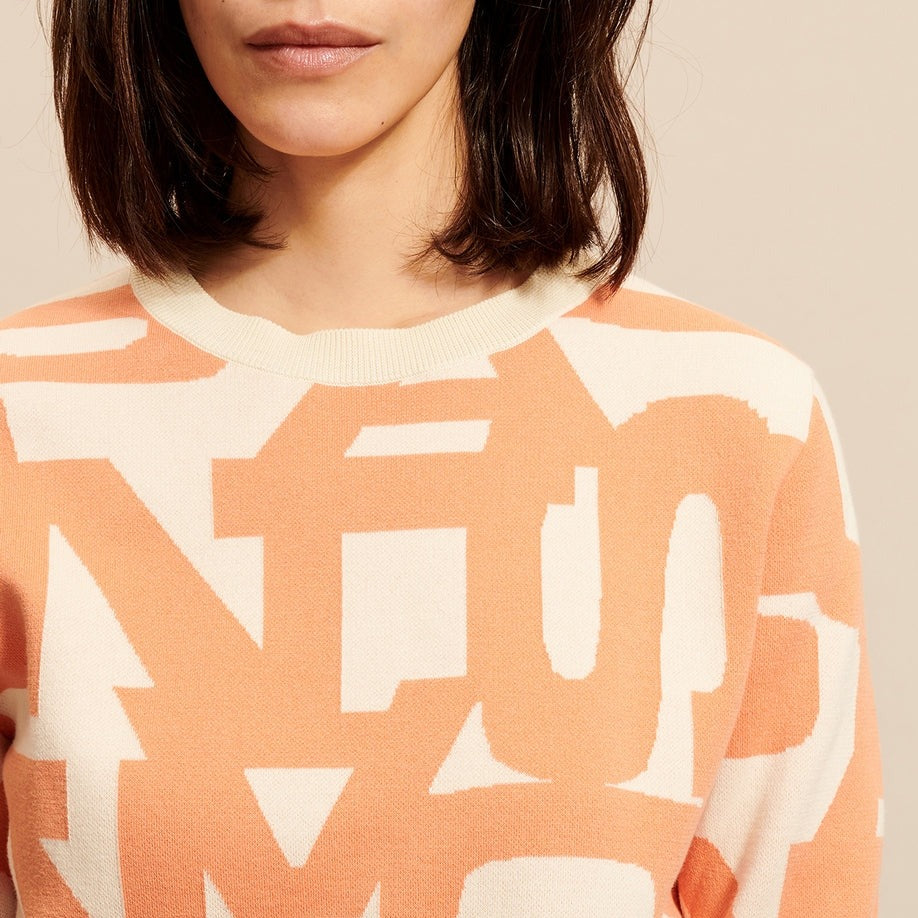 Jersey gráfico de manga larga - Mujer
