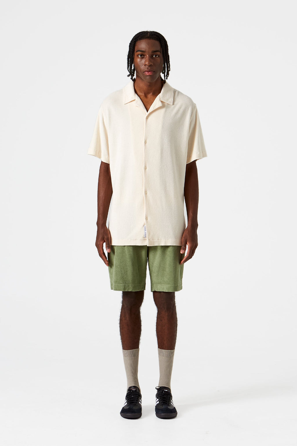 Camicia Terry Plain Off White