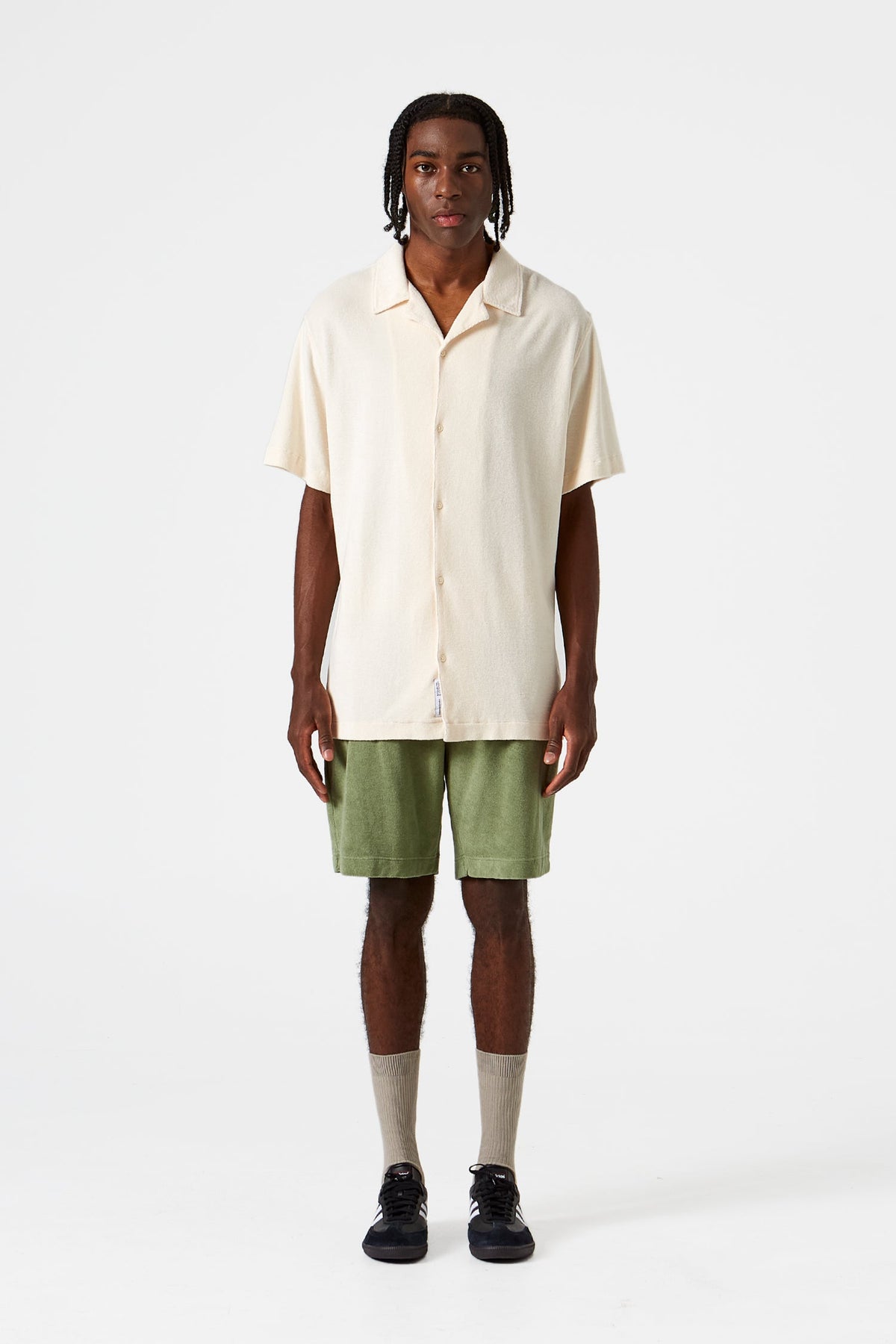 Camicia Terry Plain Off White