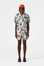 Paradise Classic Plain Off White Swim Shorts