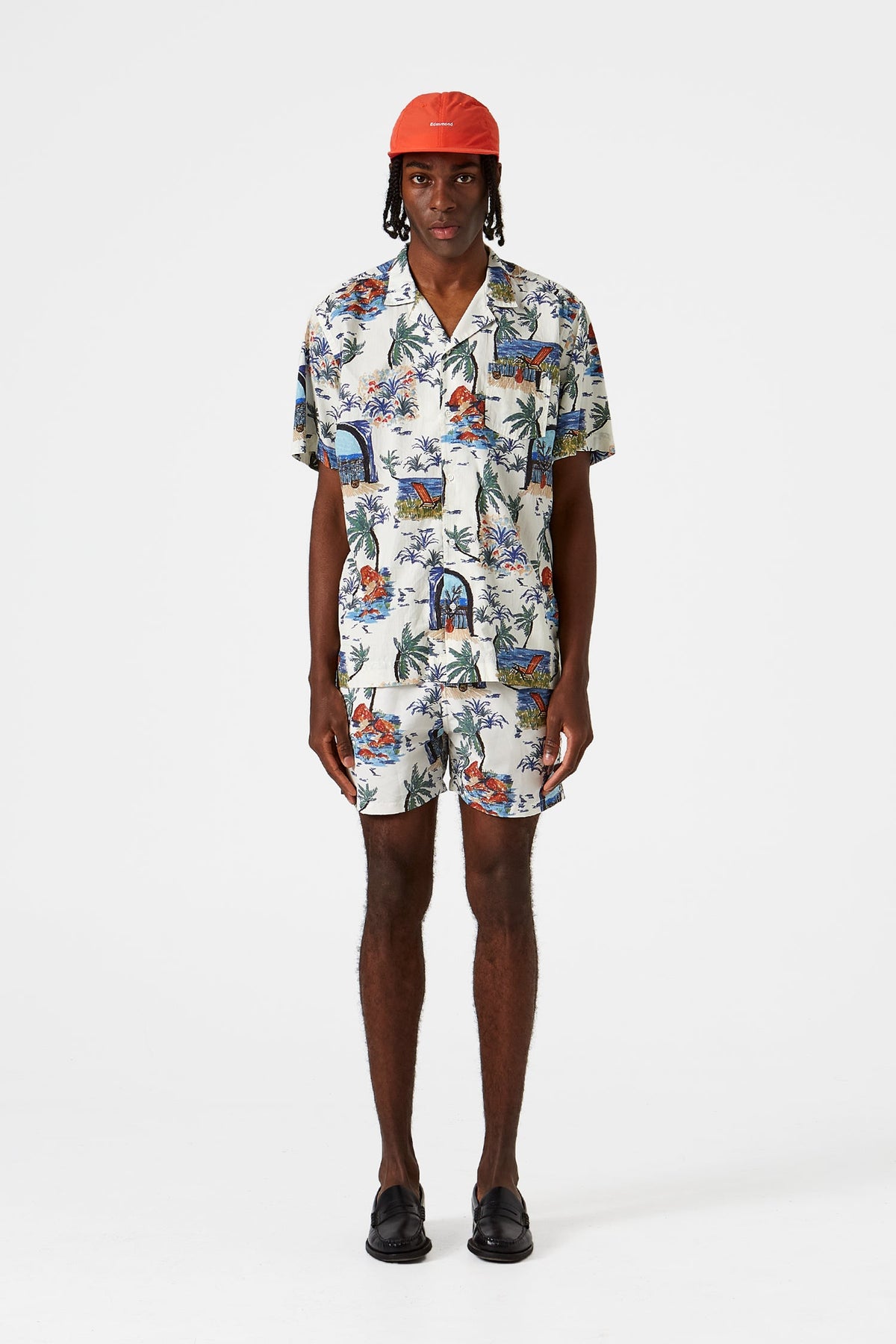 Paradise Classic Plain Off White Swim Shorts