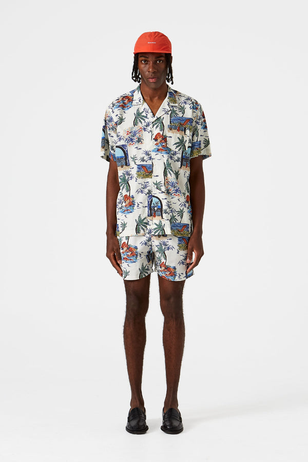 Zwemshort Paradise Classic Plain Off White