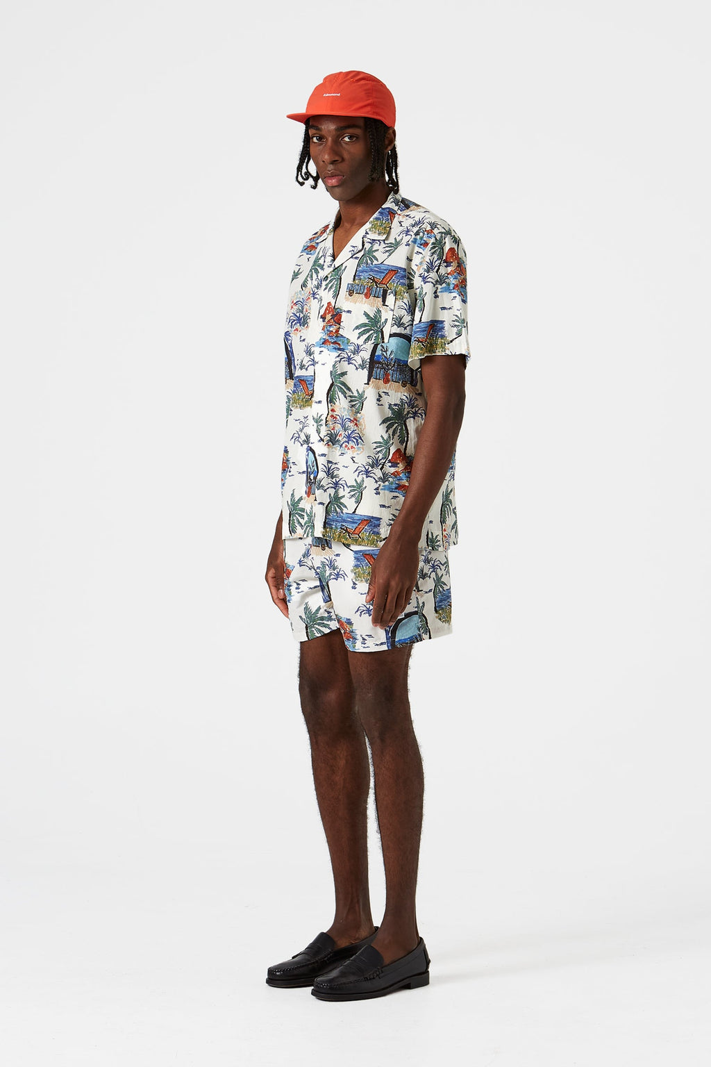 Paradise Classic Plain Off White Swim Shorts