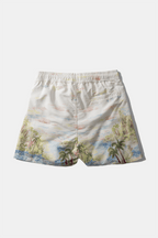 Summer Classic Plain Off White Swimming Trunks