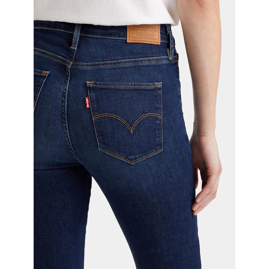 Jeans Super Skinny a Vita Alta Levi's 720 Blu Scuro
