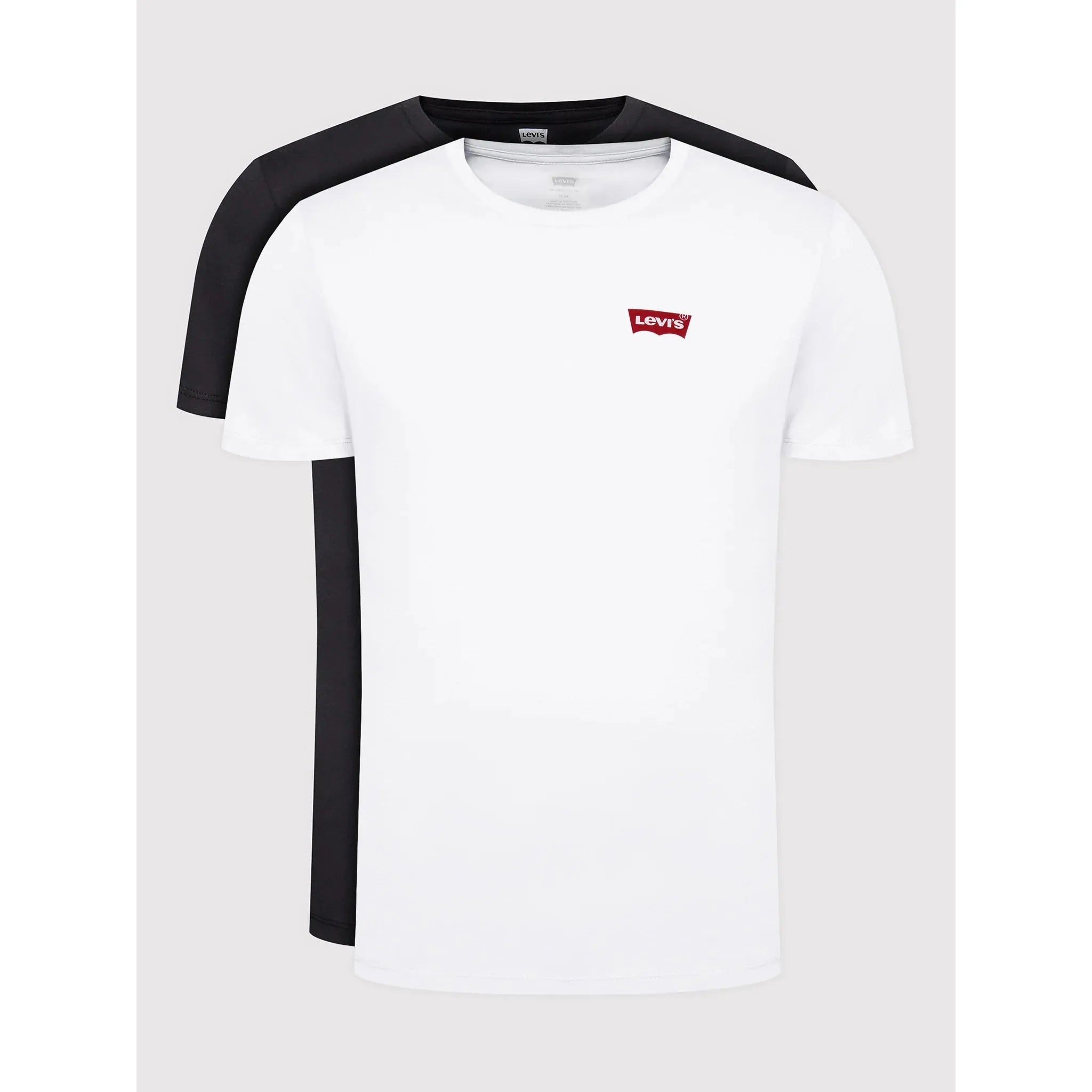 T-Shirt Levi's Two Pack Noir