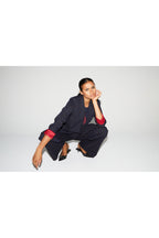 Pantalon Astrid Héritage Navy Fabriqué En Italie
