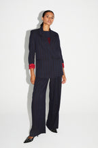 Pantalon Astrid Héritage Navy Fabriqué En Italie
