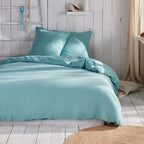 Gaze De Coton - Parure De Lit - Denim