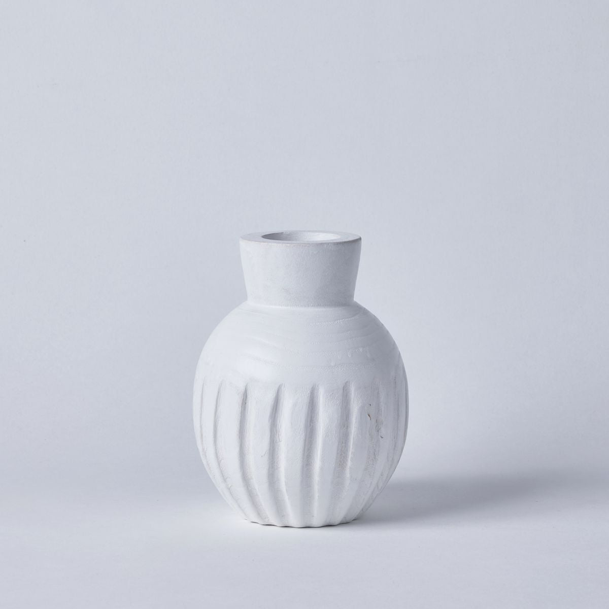 Maison De La Plage - Vase Rond - Blanc