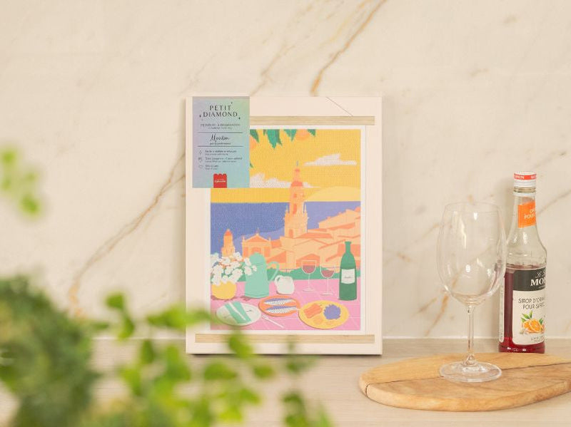 Coffret Petit Diamond - Diamond Painting - Menton Par Gisele Murias