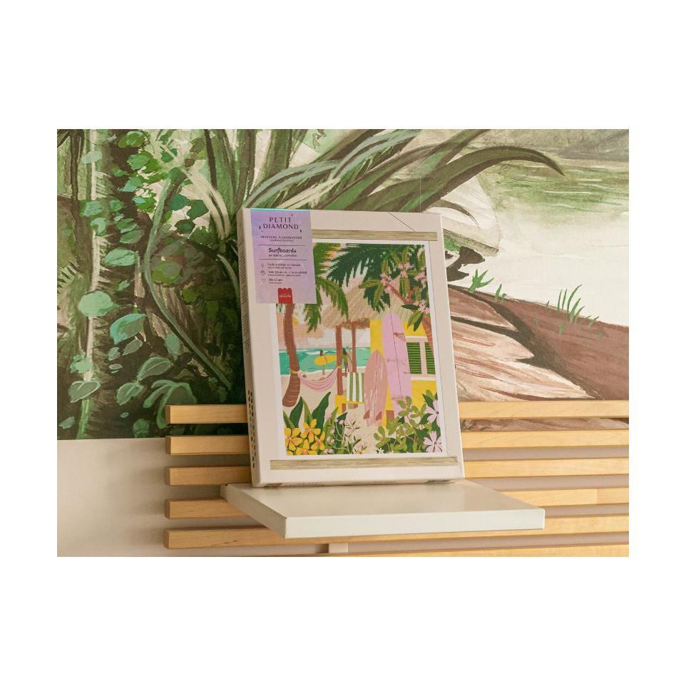 Coffret Petit Diamond - Diamond Painting Surfboards Par Julia Cornelius