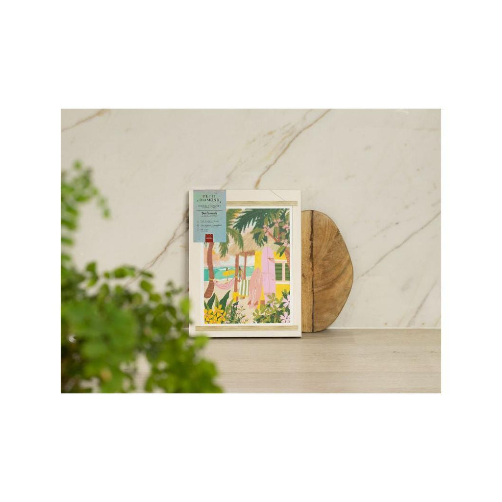 Coffret Petit Diamond - Diamond Painting Surfboards Par Julia Cornelius
