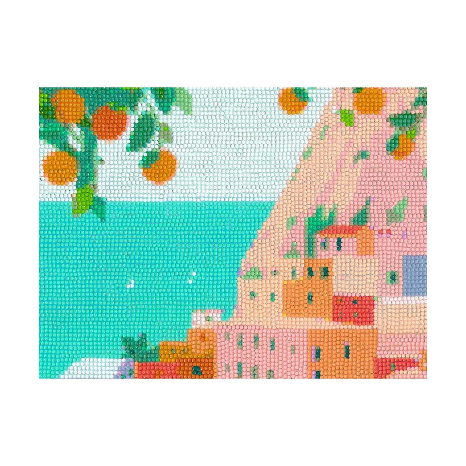 Small Diamond Box - Diamond Painting Positano By Petra Lidze
