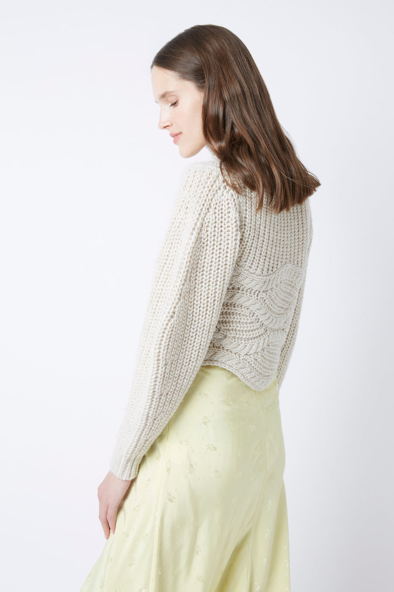 Pull Best Tresse  ECRU FLAMME