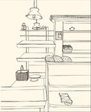 Carnet De Coloriages Et De Stickers / Le Marché - Zoé de Las Cases