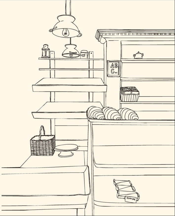 Carnet De Coloriages Et De Stickers / Le Marché - Zoé de Las Cases