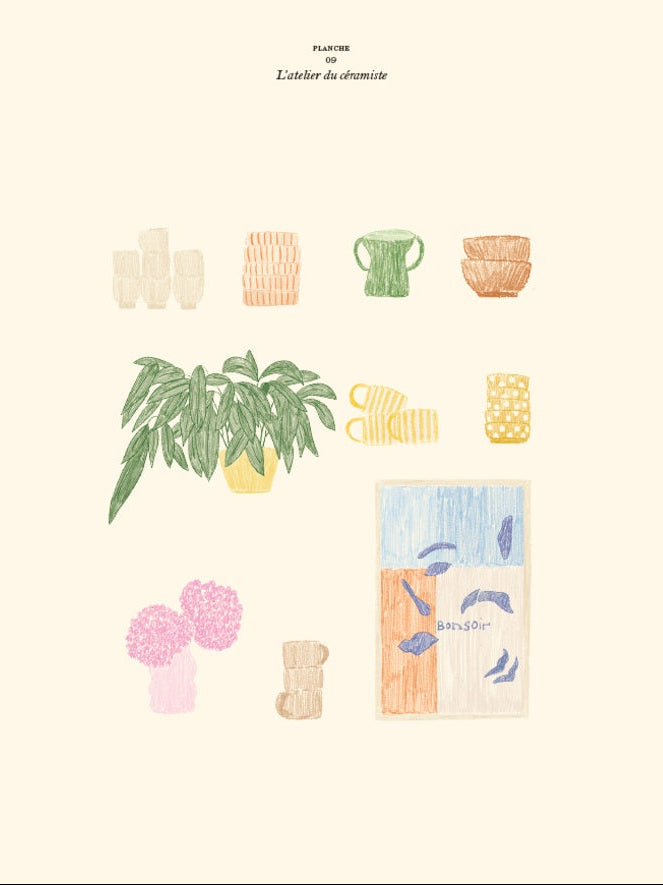 Carnet De Coloriages Et De Stickers / La Maison - Zoé de Las Cases