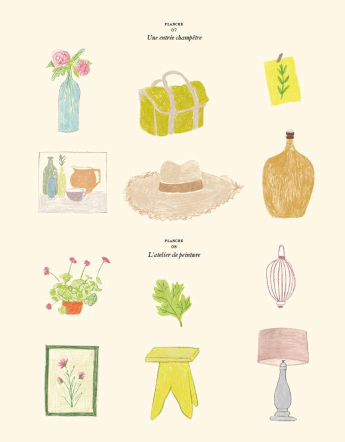 Carnet De Coloriages Et De Stickers / La Maison - Zoé de Las Cases