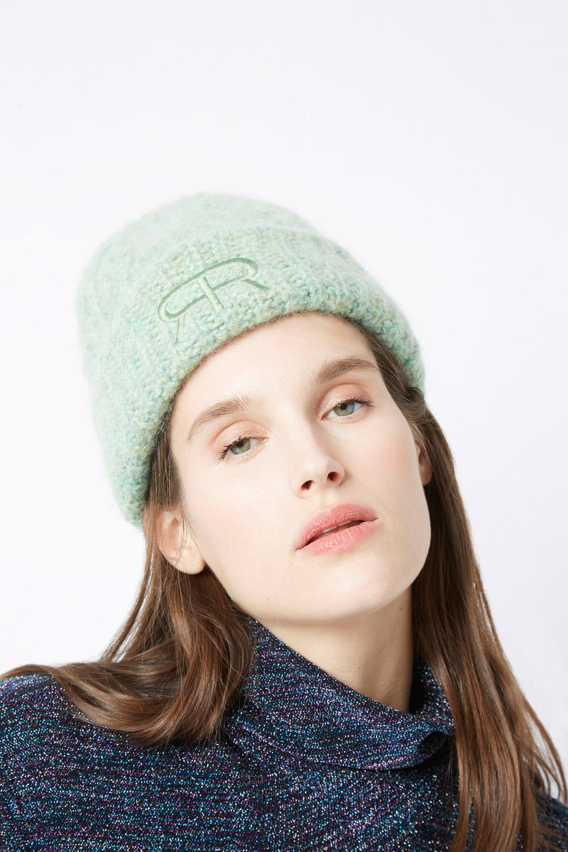 Gorro estilo pole position - malla STABILO GREEN