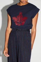 T-Shirt Robbie Blason Bordeaux Fabriqué Au Portugal