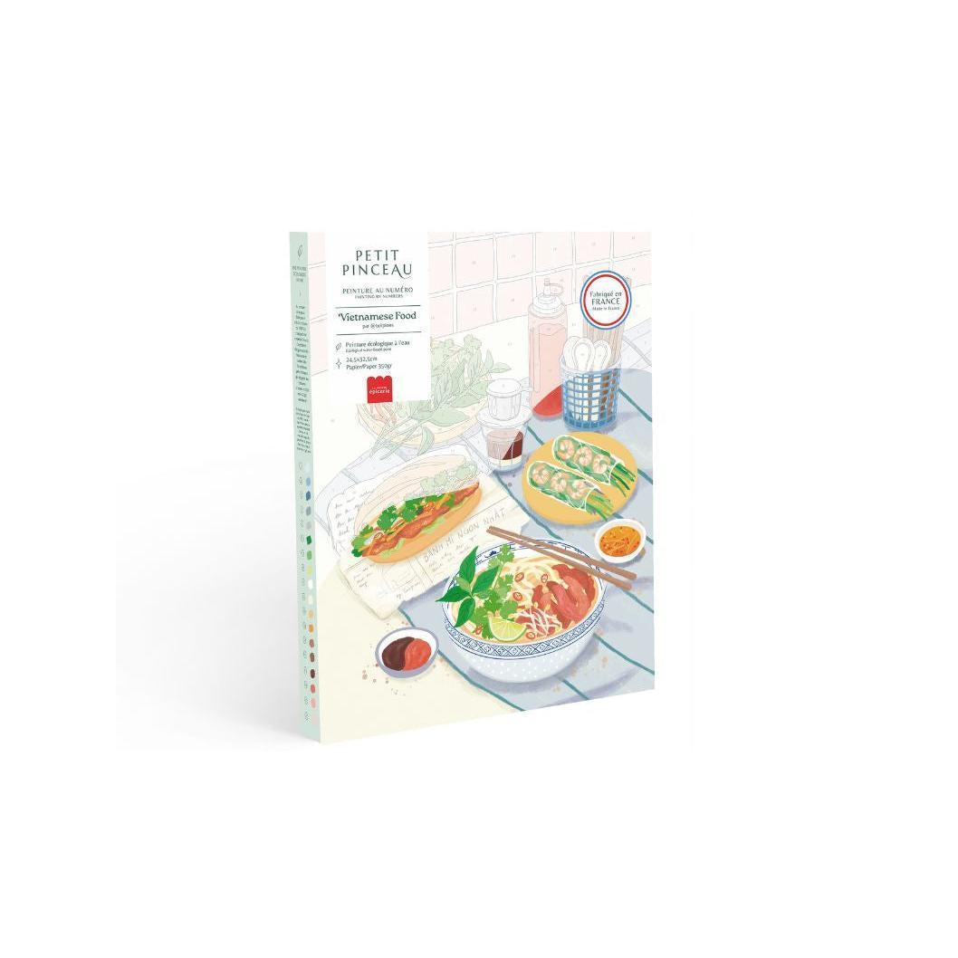 Paint By Number Set - Small Brush - Vietnamese Food By Jayne Wong