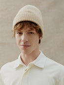 Bonnet LAINE TRICOTÉ beige