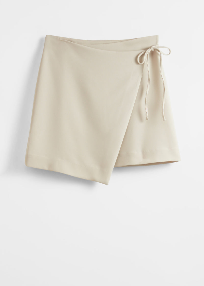 Skirt Es Nicky Wrap - Beige - Women