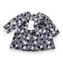 Bonpoint - Blouse Grise À Fleurs - 12 Mois