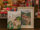 Coffret Peinture Au Numéro - Petit Pinceau - Sri-Lanka Train Par Maja Tomljanovic