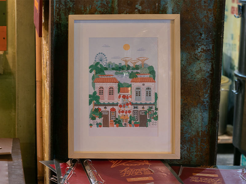 Coffret Peinture Au Numéro - Petit Pinceau - Singapore Par Hoglet & Co