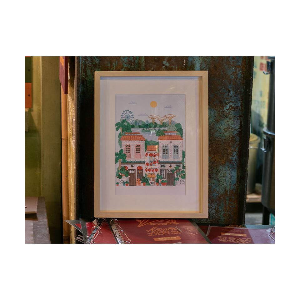 Coffret Peinture Au Numéro - Petit Pinceau - Singapore Par Hoglet & Co
