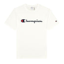 T-Shirt Champion Crewneck - Blanc/Noir