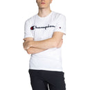 T-Shirt Champion Crewneck - Blanc/Noir