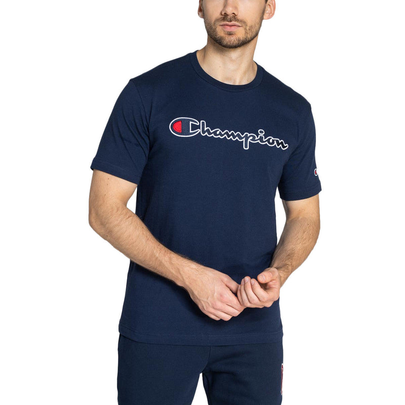 T-Shirt Champion Crewneck - Bleu
