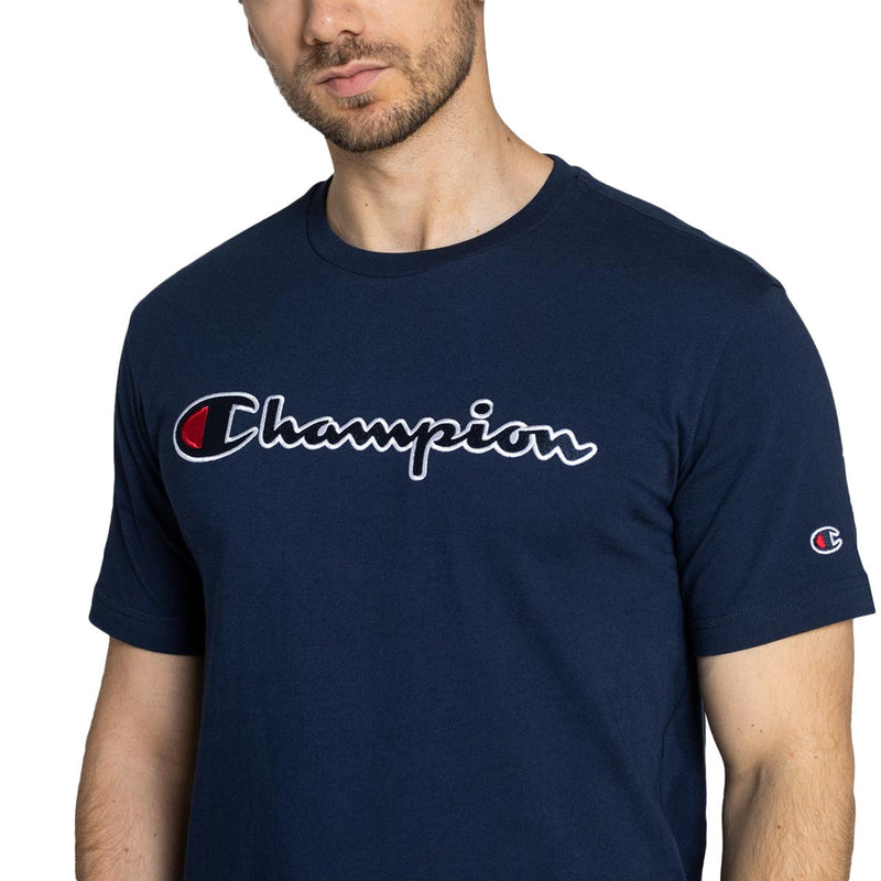 T-Shirt Champion Crewneck - Bleu