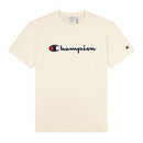 T-Shirt Champion Crewneck - Blanc Cassé, Noir