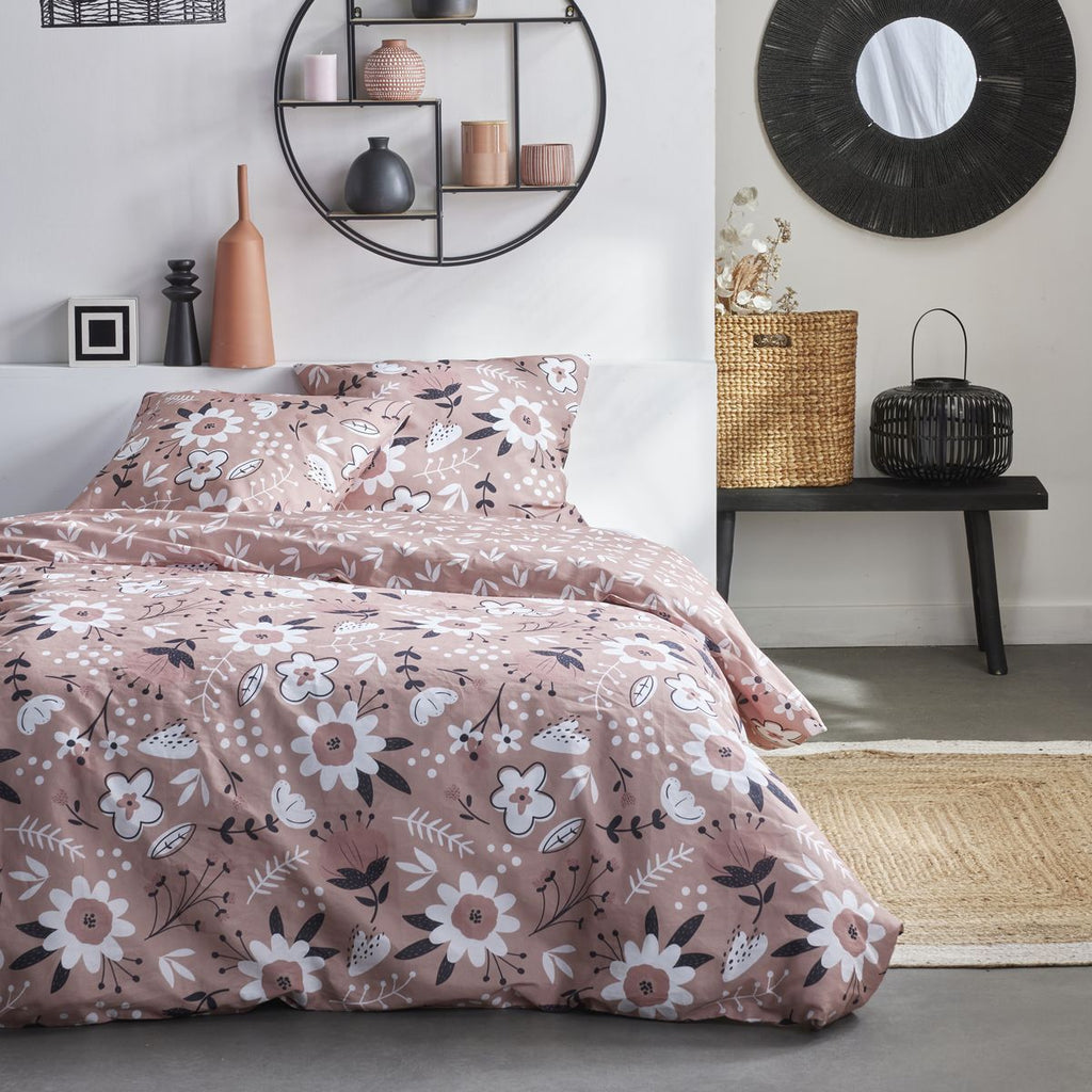 Sunshine - Parure De Lit Motif 16.8 - Rose Des Sables