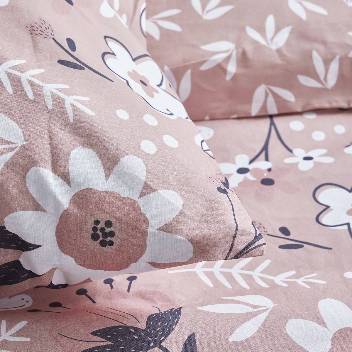 Sunshine - Parure De Lit Motif 16.8 - Rose Des Sables