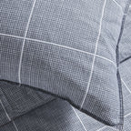 Mawira Zipped Set - Patterned Bedding Set 3.3 - Steel