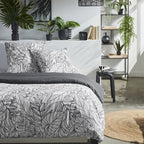 Mawira Zipped Set - Patterned Bedding Set 3.7 - Black