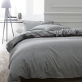 Percale Permanent Premium - Juego De Cama Piping Percal - Acero