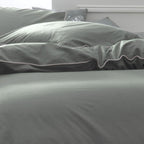 Percale Permanent Premium - Juego De Cama Piping Percal - Salvia