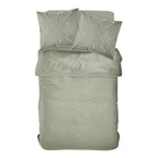 Percale Permanent Premium - Juego De Cama Piping Percal - Salvia