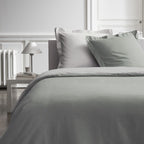 Percale Permanent Premium - Juego De Cama Bicolor De Percal - Dune